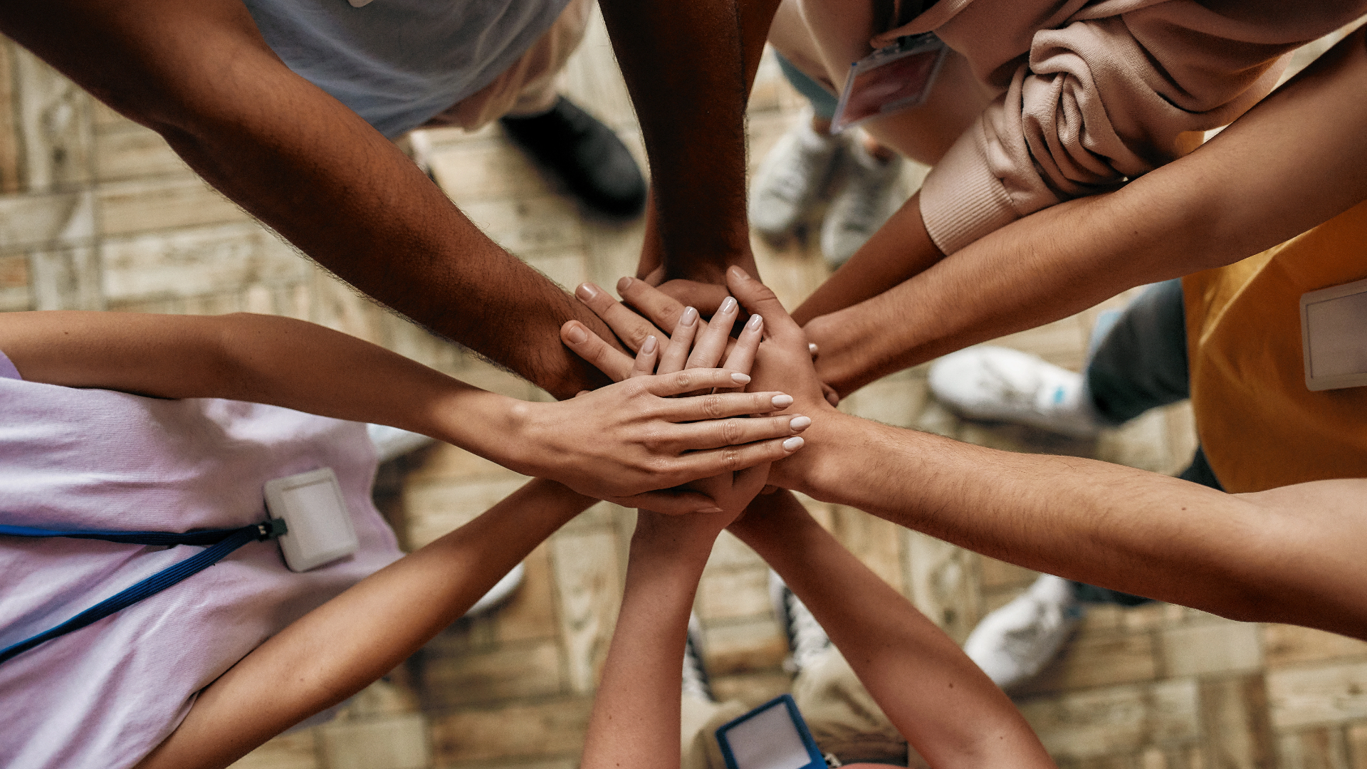 Hands joined together in coalition